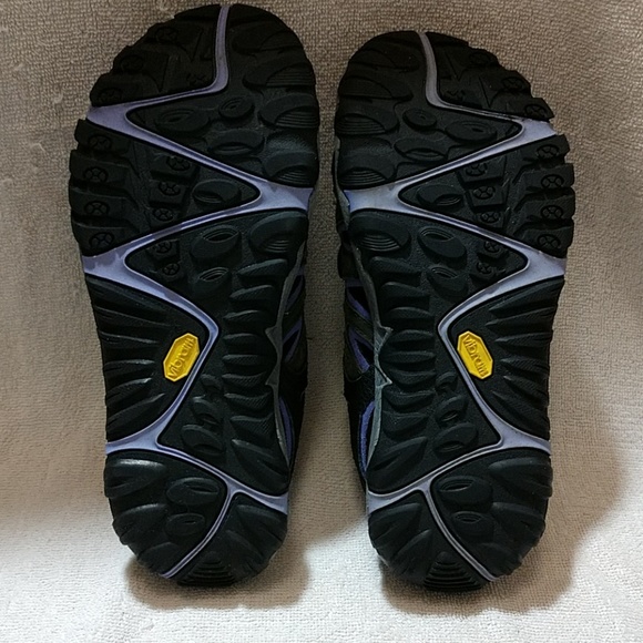 Merrell All Out Blaze Vibram Hiking Shoes Purple - Picture 4 of 8